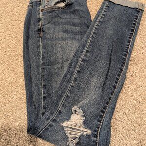 Women's Wax Jeans Distressed Boyfriend